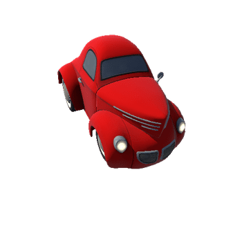 Cartoon Hot Rod MK1 red